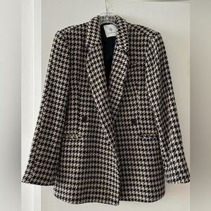 Anine Bing Houndstooth Blazer
